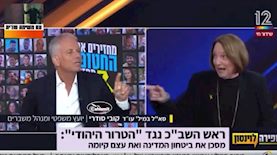 העימות בין איינהורן וסודרי, צילום: צילום מסך קשת 12